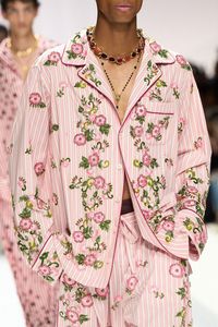 Conjunto de Pijama de Hombre de Lujo, Tejido de Algodón Puro con Estampado Floral y Bordado, Fabricante OEM ODM de Marca Privada - Product Image 2