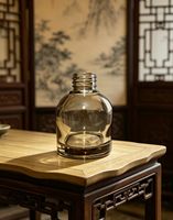 Bouteille diffuseur cylindrique en verre transparent de qualité supérieure pour décoration intérieure, parfum d'ambiance et aromathérapie, lot de 100 pièces en gros