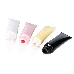 JIE MEI Stock 30g 35g 40g Cosmético Airless Pressed Pump Squeeze Tube para protector solar Crema facial Loción Foundation Squeeze PE Tube - Product Image 2