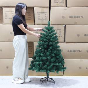 ต้นคริสต์มาสประดิษฐ์จากวัสดุ PE ผสม PVC ขนาด 180 ซม. 210 ซม. ปลอดกลิ่น เป็นมิตรกับสิ่งแวดล้อม ขายส่งจากโรงงาน - Product Image 2