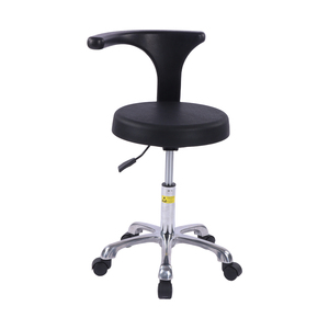 Tabouret de dentiste avec dossier, hauteur réglable ergonomique, pivotant et roulettes universelles pour dentistes, chirurgiens et assistants dentaires - Product Image 2