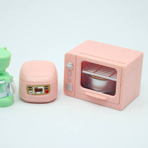 Casa de Muñecas, Cocina en Miniatura, Muebles en Miniatura, Horno, <span class=keywords><strong>Arrocera</strong></span>, Comida en Miniatura, Modelo de Escena de Juego - Product Image 5