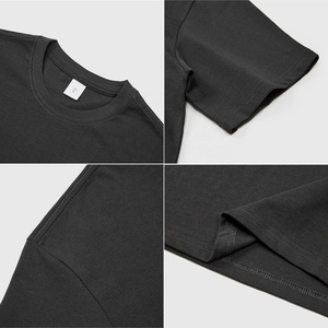 เสื้อยืดสตรีทแวร์ไซส์ใหญ่พิเศษเสื้อยืดครอปของผู้ชายผ้าฝ้าย100% โอเวอร์ไซส์ไซส์พลัสไซส์ - Product Image 5