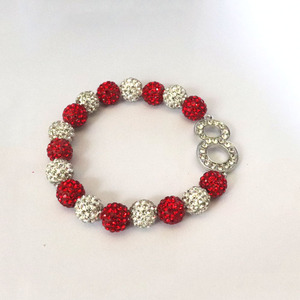 Bracciale rosso numero 1-9 con perline da confraternita alla moda gioielli in lega di zinco regalo perfetto con 2 3 4 5 6 7 8 9 - Product Image 3