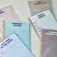 Bloc de Notas Autoadhesivo de Color Pastel, Superficie Mate Suave, para Tomar Notas en Clases, Kit de Grabación para Viajes