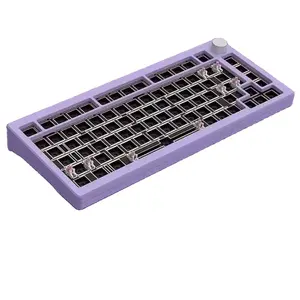 AL75 Customized Mechanical Keyboard Kit Cnc Aluminum Case Full Key Non Impulse Wired Single Mode RGB Gaming Keyboards