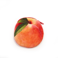 Nouvelle personnalisation mignonne de sac de Fruit de Simulation de dessin animé impression de Fruit coussin de jouet en peluche de Fruit