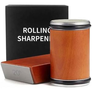 2025 Rolling Knife Sharpener <b>Kit</b> 15 and 20 Degree Angle Roller Magnetic Knife Holder Kitchen Ceramic <b>Polishing</b> Disc Kitchen Tool - Product Image 3