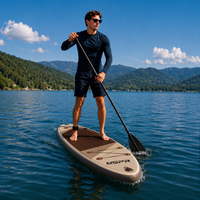 Planche de paddle gonflable tout-en-un personnalisée pour la vente en gros sous marque privée, usine OEM ODM avec logo et emballage