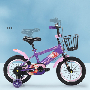 Low Price Children's Disc Brake Steel Single Speed Full Suspension Training Wheels Plastic Basket for Students NS-527 Kids Bike - Product Image 2