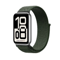 Sangle de remplacement en nylon à boucles auto-agrippantes avec connecteurs métalliques pour Honor Band 11 / Honor Band 11 Pro, bracelet de sport réglable