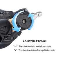 JH Auto Detailing Canon à mousse électrique pour neige Noir Blanc Gris 4000psi Nettoyage à pression