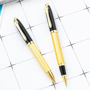 Stylo bille noir de signature en métal avec logo personnalisé, action torsadée, 1,0 mm, idéal pour les cadeaux d'affaires - Product Image 4