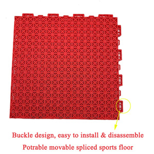 Terrain de <span class=keywords><strong>tennis</strong></span> multisports d'extérieur Carreaux en plastique PP imperméables avec gazon artificiel pour basket-ball, <span class=keywords><strong>tennis</strong></span>, cornichon - Product Image 4