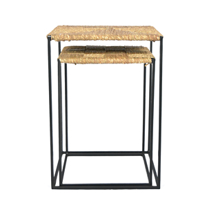 Traditional Style Patio Furniture Set of <b>2</b> Garden Ottoman <b>Stool</b> High Quality Woven Foot <b>Stool</b> Home Restaurant Sets - Product Image 3