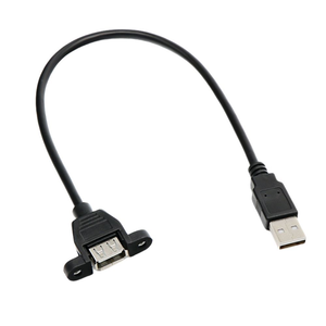สายต่อ USB 3.0 แบบติดตั้งบนแผง ชนิด USB 3.0 Type A ตัวผู้ ไปยัง Type A ตัวเมีย แบบติดตั้งบนแผงพร้อมสกรู - Product Image 2