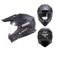 Casque de moto intégral LS2 MX702 anti-buée à double visière pour hommes et femmes, toutes saisons, état neuf, matériau ABS