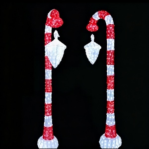 Guirlande lumineuse décorative de Noël, motif canne à sucre LED, pour Noël et le Nouvel An - Product Image 3