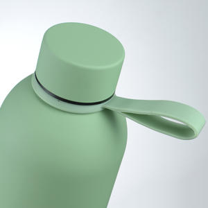 Botella de Agua Deportiva de Acero Inoxidable, 350ml 500ml 750ml 1000ml, Aislada, Portátil, con Asa, Reutilizable, Taza de Viaje para Exteriores - Product Image 2