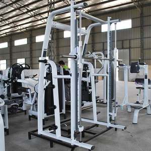 Equipo de gimnasio Chapado en plata, estante barato para sentadillas, martillo extraíble, entrenador multifuncional - Product Image 5