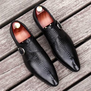 Chaussures en cuir noir pour hommes, style élégant et tendance 2025, authentiques en cuir britannique, pour mariages et fêtes - Product Image 2