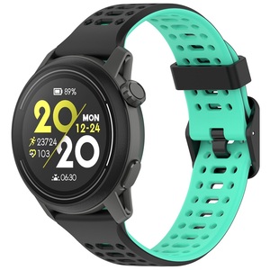 Bracelet de remplacement de bracelet de sport 20mm 22mm pour COROS PACE 2 <span class=keywords><strong>3</strong></span> <span class=keywords><strong>APEX</strong></span> 2 <span class=keywords><strong>Pro</strong></span> Bracelet de montre en silicone bicolore respirant - Product Image 2