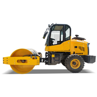 Livraison gratuite de haute qualité Chine 6t Mini Compacteur à rouleaux autoportés Rouleau compresseur d'occasion à vendre