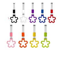 Vente en gros de sangle JDM Drift Tsurikawa Accessoire d'extérieur de voiture avec logo personnalisé Anneau de traction Sakura rond avec coeur et lune avec poignée suspendue