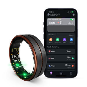 Monitor de actividad física con seguimiento de anillo para la ansiedad, monitor de frecuencia cardíaca, oxígeno en sangre y sueño, incluye despertador - Product Image 1