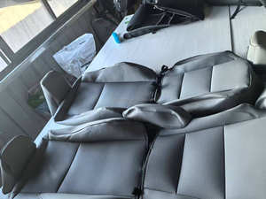 Fundas de Asiento de Cuero Genuino de Lujo para 5 Plazas, Personalizadas para <span class=keywords><strong>Lexus</strong></span> IS <span class=keywords><strong>ES</strong></span> LS NX LX 2004-2018, Cojines Delanteros y Traseros - Product Image 3