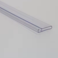Profils en plastique HDPE LDPE PVC ABS Écologiques Composants de construction pour supermarchés Extrusion Barres d'extrusion à fente en T