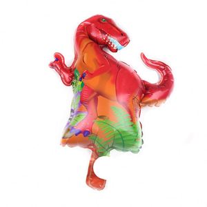 Mini ballon en aluminium dinosaure Tyrannosaurus Rex pour fête d'anniversaire d'enfants, vente en gros - Product Image 2