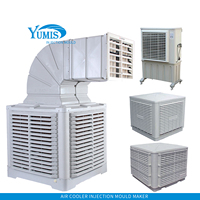 Vente chaude En Plastique Injection Industriel Refroidisseur D'air Moule De Refroidissement Ventilateur Linceul Moule Logement Ventilateur Shell Moule