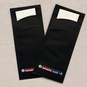 Sacchetti <span class=keywords><strong>di</strong></span> posate usa e getta in <span class=keywords><strong>carta</strong></span> nera porta posate con <span class=keywords><strong>tovaglioli</strong></span> per ristoranti, Catering, maniche per utensili eco-friendly eventi - Product Image 1