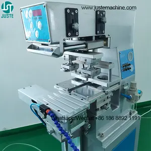 2 2 Color Pad Printing Machine Sealed Closed Ink Cup Tampo Printer Watch Dial Pen Pneumatic Pad Printers With Shuttle