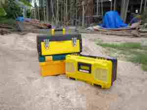 Industrial Grade Portable Plastic Toolbox Multi-function Heavy Duty Hardware <b>Storage</b> Oem Customizable Case for Car Household <b>Low</b> - Product Image 6
