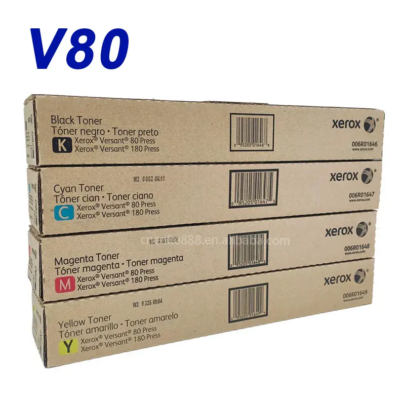 Originele V80 Us Versie In Voorraad Toner Cartridge Poeder Xerox Toner V180 Voor Xerox 006r01647 006r01646 006r01649