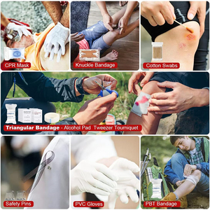 Nuevo Kit de Supervivencia y Emergencia para Exteriores, 222 Piezas, Equipo de Pesca, Caza, Camping y Primeros Auxilios - Product Image 3