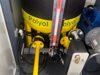 Machine à mousse haute pression au cyclopentane, agent de gonflage zéro ODP, équipement de production de panneaux pour entrepôts frigorifiques avec contrôle automatique PLC