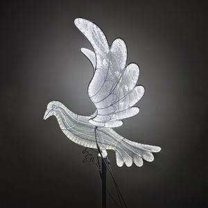 Vendita diretta della fabbrica, nuovo stile LED piccione lampada a sospensione, interno luminoso uccello ornamento, decorazione di nozze luce - Product Image 3