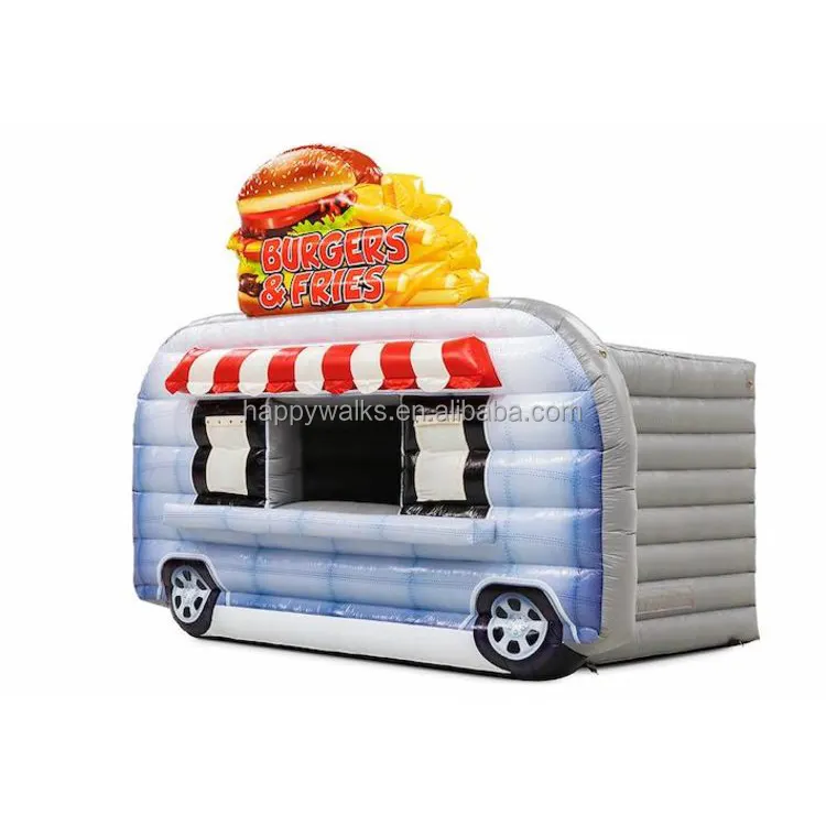 Commercial portable inflatable outdoor food booth truck tent customize stand exhibition inflatable