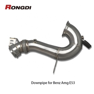 ท่อไอเสียตรงสำหรับ Mercedes Benz AMG E53 GLE53 GT53 2020+ วัสดุสแตนเลส 304 ท่ออัพเกรด - Product Image 3