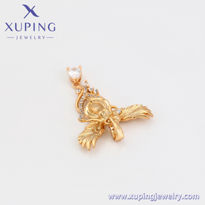 · Xuping gioielli high sense <span class=keywords><strong>madre</strong></span> angelo pieno di amore oro 18 carati elegante luce lusso diamante set ciondolo festa della mamma - Product Image 4