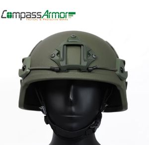 Casco Táctico Antibalístico de Kevlar y PE de Alta Calidad, Diseño MICH, Fabricación ODM/OEM para Seguridad Personal - Product Image 6