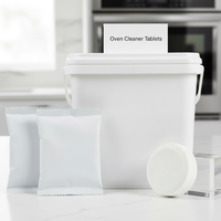 Tablettes nettoyantes pour fours, prix usine, dégraissant professionnel pour cuisines industrielles, éliminateur de taches d'huile tenaces, tablettes de nettoyage