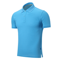 2024 personnalisé Pique CVC coton 210g t-shirt polo t-shirt hommes