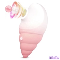 Saugvibrator Erotikspielzeug Muschel-förmiger G-Punkt Klitoris-Masturbator mit 10 Saug- und Vibrationsmodi für Frauen Brustwarzen Klitoris