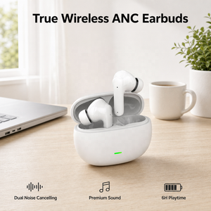 Écouteurs Bluetooth TWS sans fil, écouteurs sportifs pour jeux, basses profondes, HIFI, ANC, ENC, réduction de bruit, intra-auriculaires, étanches, logo personnalisé, OEM - Product Image 1
