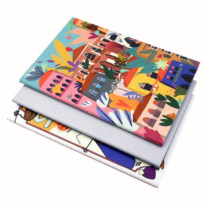 Carnets professionnels personnalisés reliés par fil, à ouverture plate, avec couverture résistante aux déchirures pour fournitures scolaires et de bureau - Product Image 2