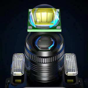 <span class=keywords><strong>Lampe</strong></span> frontale LED <span class=keywords><strong>à</strong></span> induction intelligente, lumière blanche, zoom, recharge USB, capteur, <span class=keywords><strong>lampe</strong></span> frontale multifonctionnelle, <span class=keywords><strong>lampe</strong></span> torche, lanterne - Product Image 3